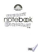 Random House Webster's Student Notebook Dictionary, Third Edition - Girl
