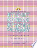 Random House Webster's Student Notebook Spanish Dictionary, Second Edition -Girl