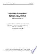 Rapport de la Septième Session Du Sous-comité Pour Le Lac Tanganyika