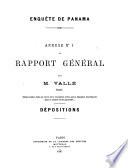 Rapport fait au nom de la Commission de̓nquête chargée de faire la lumière sur les allégations portées à la tribune à lo̓ccasion des affaires de Panama