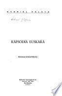 Rapsodia euskara