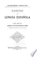 Rarezas de la lengua española