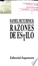 Razones de estilo