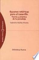 Razones retóricas para el Lazarillo