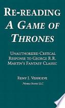 Re-reading A GAME OF THRONES