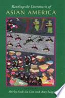 Reading the Literatures of Asian America