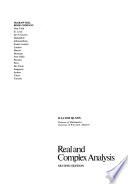 Real and Complex Analysis