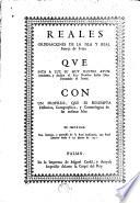 Reales ordinaciones de la Isla y Real Fuerça Iviza que saca a la luz...