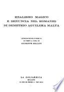 Realismo magico e denuncio nel romanzo di Demetrio Aguilera Malta