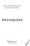 Recensiones