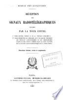 Réception des signaux radiotélégraphiques transmis par la Tour Eiffel