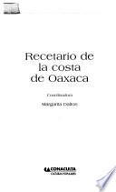 Recetario de la costa de Oaxaca