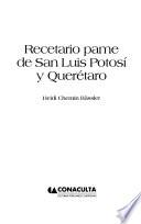 Recetario pame de San Luis Potosí y Querétaro