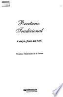 Recetario tradicional, Celaya, fines del XIX