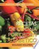 Recetas De Cocina Por Orden Alfabetico