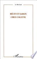 Récit et saison chez Colette
