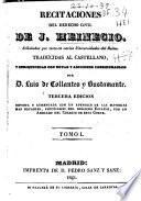 Recitaciones del derecho civil