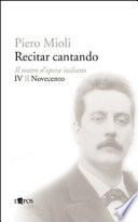 Recitar cantando