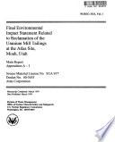 Reclamation of the Uranium Mill Tailings at the Atlas Site, Moab, Utah