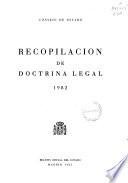 Recopilación de doctrina legal