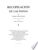 Recopilación de las Indias