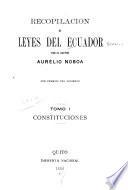 Recopilación de leyes del Ecuador