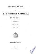 Recopilación de leyes y decretos de Venezuela