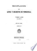 Recopilación de leyes y decretos de Venezuela