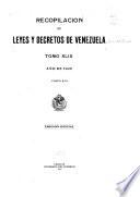 Recopilacion de leyes y decretos de Venezuela ...