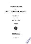 Recopilación de leyes y decretos de Venezuela