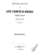 Recopilación de leyes y decretos de Venezuela