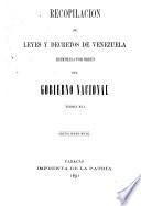 Recopilación de leyes y decretos de Venezuela