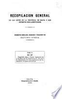 Recopilación general de las leyes de la provincia de Salta y sus decretos reglamentarios: 1867-1877