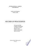 Record of Proceedings