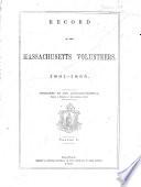 Record of the Massachusetts Volunteers, 1861-1865