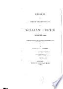Records of Some of the Descendants of William Curtis, Roxbury, 1632