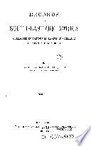 Records of South-Eastern Africa