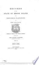 Records of the Colony of Rhode Island and Providence Plantations, in New England: 1780-1783