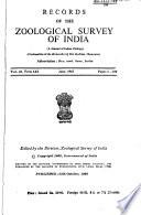 Records of the Zoological Survey of India. Miscellaneous Publications Occasional Paper
