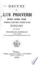 Recuei de 3,176 prouverbi