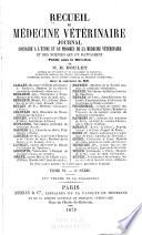 Recueil de médecine vétérinaire