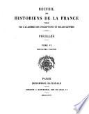 Recueil des historiens de la France