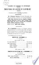 Recueil des procès-verbaux des séances ...