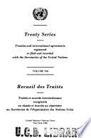 Recueil Des Traités