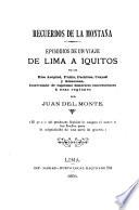 Recuerdos de la montaña