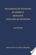 · Recuerdos de Sócrates · Económico · Banquete · Apología de Sócrates