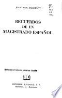 Recuerdos de un magistrado español