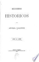 Recuerdos históricos, 1840 a 1895