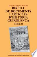 Recull de documents i articles d'història guixolenca