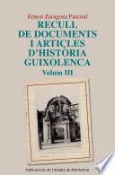 Recull de documents i articles d'història guixolenca